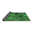 thumbnail image 2 of Ahgly Company Indoor Rectangle Patchwork Emerald Green Transitional Area Rugs, 2' x 5', 2 of 4