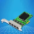 thumbnail image 3 of 2X Cartes Réseau/ethernet/LAN Adaptateur Réseau PCI-E Carte Réseau Realtek RJ45 Ethernet Internet Gigabit 4 Ports, 3 of 7