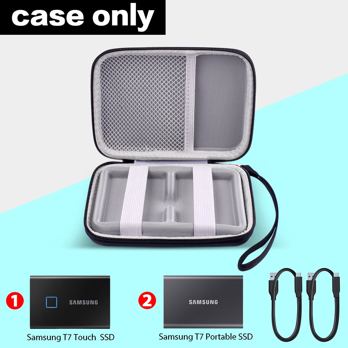 Case for SAMSUNG T7/ for T7 Portable SSD Shield Packs External