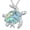 Sea Turtle Abalone, variant on Sea Turtle Necklaces for Women 925 Sterling Silver Ocean Larimar Turtles Summer Starfish Pendant Necklace Sea Turtle Jewelry Gifts for Women