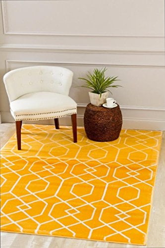 3355 Mango Moroccan Trellis  Area Rug Carpet Large New