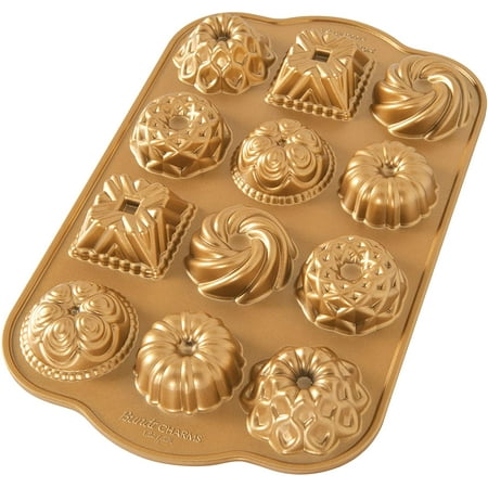 

Charms Cast Bundt Pan 1.2 Cup Capacity Gold