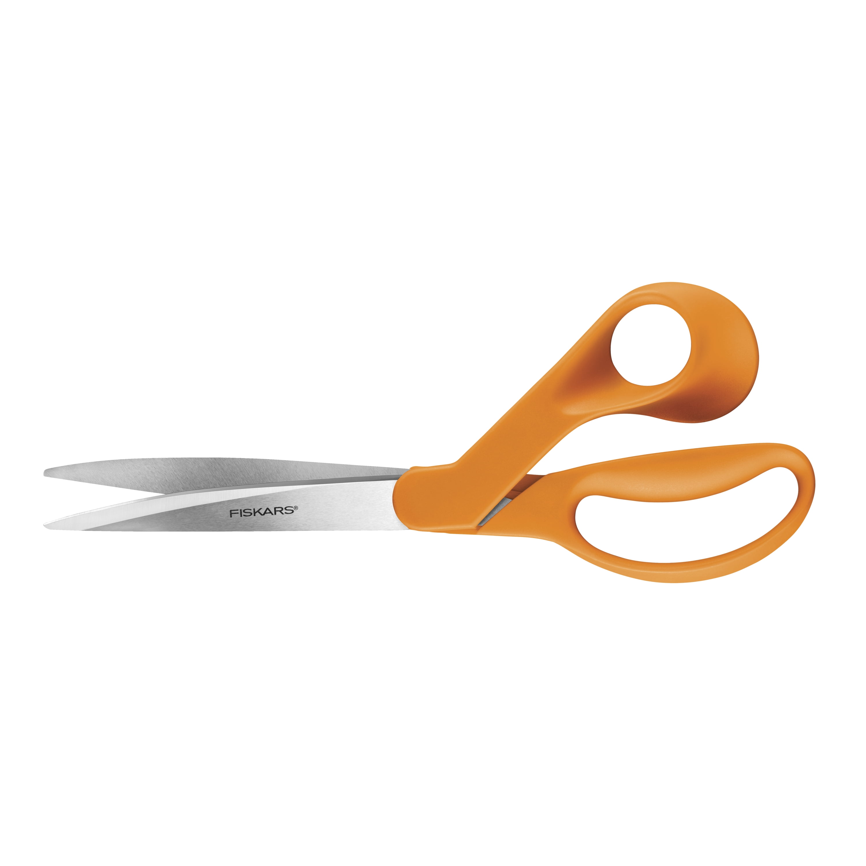 (3 pack) Fiskars Dressmaker Shears, 9", Pointed, All-Purpose Fabric Cutting, Orange