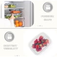 thumbnail image 4 of 5 Pack 36 Oz Glass Meal Prep Containers with Lids, Reusable Glass Food Storage Containers with Lids, Leak Proof, Microwave, Oven, Freezer and Dishwasher Safe (Gray), 4 of 6
