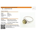 thumbnail image 3 of Sterling Silver and Baltic Green Amber Ring "Clara", 3 of 5