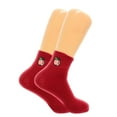 thumbnail image 4 of Cotton Mini Crew Socks for Women Thin and Breathable 3 Pairs - Style 3, 4 of 5