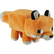 Minecraft Basic Plush Fox Stuffed Animal, Soft Doll Inspired by Video Game Character, 8 inch