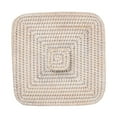 thumbnail image 6 of KOUBOO La Jolla 2 Gallon Handwoven Rattan Wastebasket with Lid, White, 6 of 15