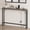 Grey, variant on Console Table, 39.3" Entrance Table with Power Station, Behind Couch Table with Power Outlets USB Ports Thin Entry Table for Entryway, Living Room, Hallway, Retro