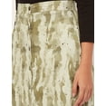 thumbnail image 5 of Moomaya Printed A-Line Skirt For Women, Front Buttoned Midi Skirts, 5 of 9