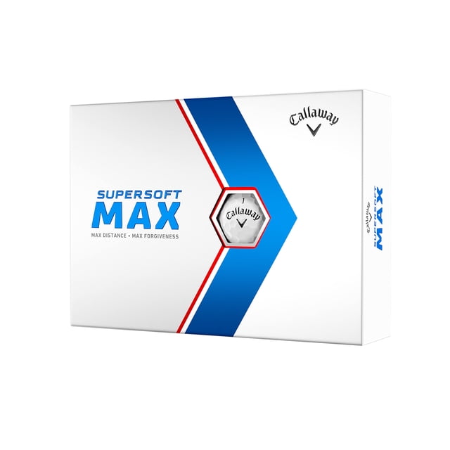Pelotas de golf Callaway Supersoft Max, paquete de 12, versión 2023