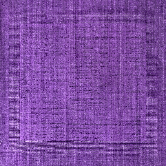 Ahgly Company Indoor Square Oriental Purple Industrial Area Rugs, 6' Square