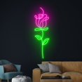 thumbnail image 2 of Handmadetneonsign Rose Neon Sign, Rose Flower Neon Light Wall Art Decor, Floral Led Light Wall Decor, 2 of 5