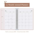thumbnail image 4 of Rileys & Co 2025 Simple Weekly Planner - Annual Weekly & Monthly Agenda Planner, Jan - Dec 2025, Flexible Cover, Notes Pages, Twin-Wire Binding (6 x 8-Inches, Pink), 4 of 5