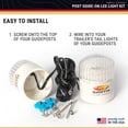 thumbnail image 3 of Kit de luces LED CE Smith 27656A Post Guide-On para remolques de barcos, 3 of 6
