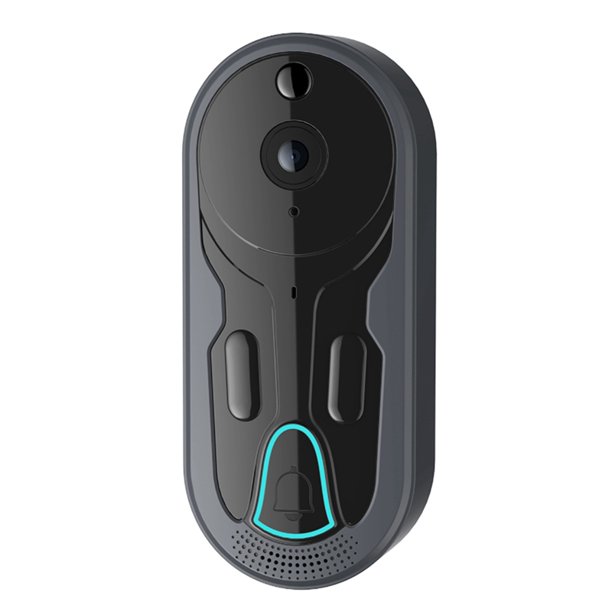 Timbre de Puerta Inteligente con Wifi, Intercomunicador de Voz Inalámbrico, Monitor de 1080P, Cámara de Timbre Inteligente con Visión HD