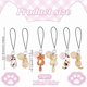 thumbnail image 4 of 15 estilos de colgantes de gato para teléfono, bonitos colgantes de gato kawaii, de aleación esmaltada, para correa de teléfono celular., 4 of 5