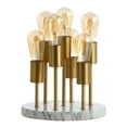 thumbnail image 4 of JONATHAN Y Pleiades 13.5" Modern Metal/Resin LED Accent Lamp, Brass Gold/White, JYL1060A, 4 of 8