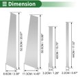 thumbnail image 4 of Pegatina anti rasguños de moldura de pilar de puerta exterior para BMW X3 2018-2024 Tono plateado 8 Pcs, 4 of 7