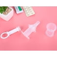 thumbnail image 2 of Dispensador de líquido con jeringa para alimentación Oral de bebé, color blanco, con punta para pezón, 2 uds., 2 of 5