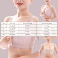 thumbnail image 3 of NIEWTR Bra for Senior Front Closure Breathable Bras Luxysense Front Snap Bra Womans Bras(Beige,3XL), 3 of 7