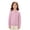 Pink -AR18, variant on Girls Cable Knit Cardigan Button Front Long Sleeve Outerwear, Weave Warm Garment, for School Wear Fall Spring Casual Daily Outings Pink 90