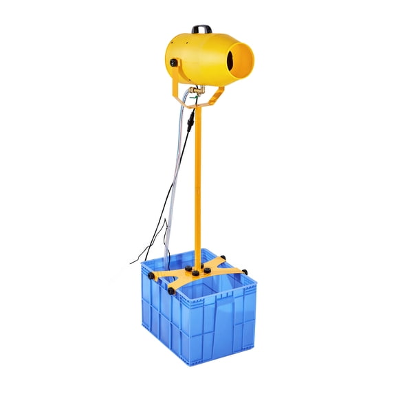 KFFKFF Foam Machine, 9.84 to 16.40 ft Spray Range Foam Cannon for Parties, Bubble Maker with 74QT Water Tank, Vertical Design for Dense Foam Production at Events and Celebrations