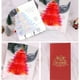 thumbnail image 4 of Yuarrent Navidad Tarjeta de felicitación hecha a mano Aniversario Cumpleaños Postal con sobre Suministros para festivales festivos Baby Shower Type3 NO3, 4 of 6