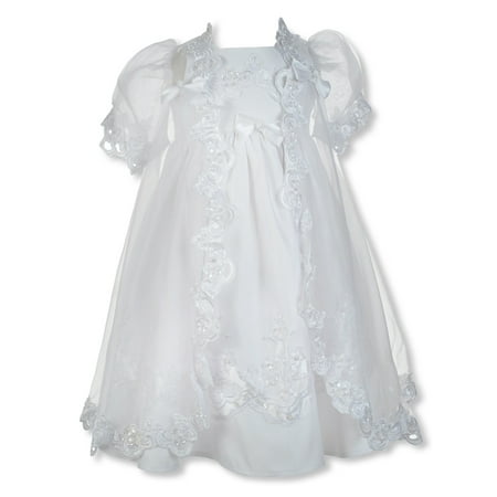 

The Christening Collection Floral Lace Dress - white 24 months (Infant)