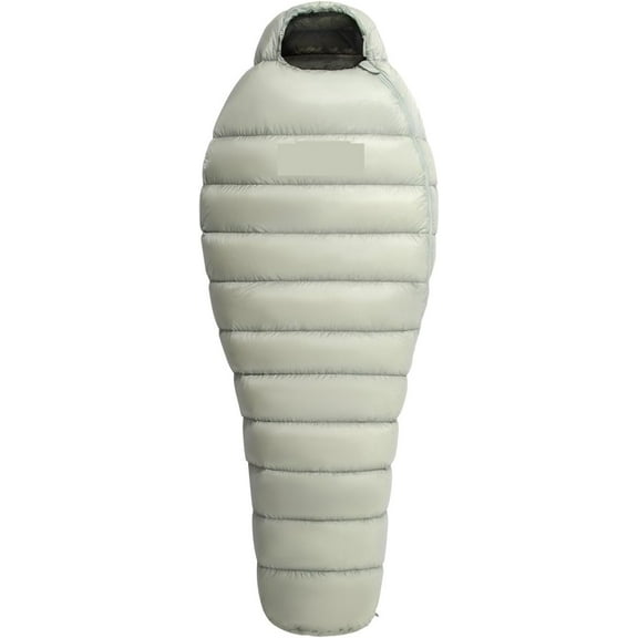 Ultralight Goose Down Mummy Sleeping Bag - 90% Down Fill, 860FP, Ideal for Winter Camping & Hiking