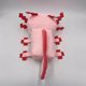 thumbnail image 4 of Muñeco de peluche Axolotl de 11,8 "Minecraft Salamander, muñeco de peluche azul y rosa, almohada de animales de peluche, rosa, 4 of 5