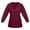 Red, variant on Women's Scrubs Healthcare Top, V-Neck long Sleeved White L