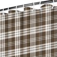 thumbnail image 3 of Brown and White Checkerboard Checkered Pattern Shower Curtain 72"x72" ,Bathroom Decorative Shower Curtains Set with 12 Hooks,Modern Waterproof Washable Shower Curtain, 3 of 6