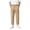 Khaki, variant on Chiccall Fashion Little and Big Kids Summer Suit Pants Thin Fully Elastic Waist Trousers Pants Solid Color Pocketed Tapered School Season Uniform Pants for Boys and Girls