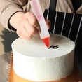 thumbnail image 4 of 4 Nozzles Silicone Food Writing Pen Chocolate Decorating Tools Cake Mold (Red), 4 of 6