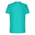 thumbnail image 4 of LMOIPLI Men's Funny Cartoon Face Graphic T-Shirt Short Sleeve Crew Neck Breathable Casual Lightweight Comfy T Shirts Mint Green XXXXL, 4 of 5