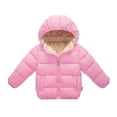 thumbnail image 3 of XinLfly Baby Boys Girls Toddlers Winter Coats Jacket Hooded Zipper Up with Pocket Snow Jacket Coat Outerwear ,Pink,18-24M, 3 of 7
