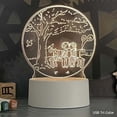 thumbnail image 1 of Valentine's Day 3D Prejection Light Personalized Delicated Night Lamp for Bedroom-week, 1 of 4