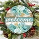 thumbnail image 4 of Wooden Door Sign Pendant Farmhouses Flowers Home Wall Porch Decoration Welcome Spring, 4 of 7