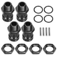 thumbnail image 1 of RC Car Wheel Extension Adapter,4pcs Aluminum Alloy 17mm Hex 23mm Wheel Extension Adapter for 1/8 RC Car Model, 1 of 8