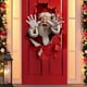 thumbnail image 3 of Cortina colgante de Papá Noel para la puerta, para la ventana del dormitorio festivo del hogar y fiestas de temporada, 3 of 6