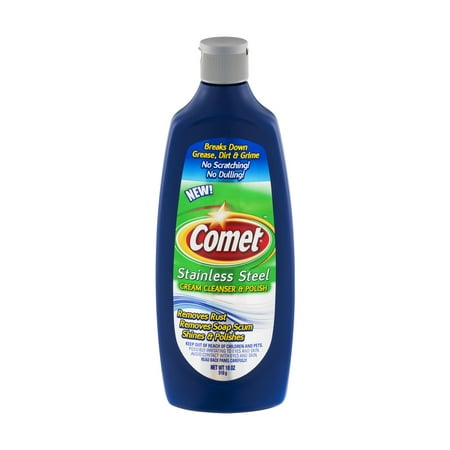 Comet Stainless Steel Cream Cleanser & Polish, 18 Oz.