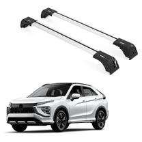 ERKUL Roof Rack Cross Bars Compatible with Mitsubishi Eclipse Cross 2018-2025 | Anti-Theft Lock Aluminum Crossbars for Rooftop, Cargo Carrier, Luggage, Kayak, Canoe, Bike| Silver
