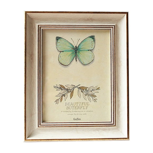 Fairnull Photo Frame Picture Frames Desktop Exquisite Vintage Frame Pictures Holder Stand Rack