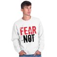 thumbnail image 5 of Fear Not Paint Splatter Christian Sweatshirt for Men or Women Brisco Brands S, 5 of 6