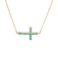 thumbnail image 1 of Collier Pendentif Croix en Or Jaune 14K, 16 Pouces à 18 Pouces Réglable, 1 of 2