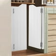 thumbnail image 4 of 1 Pair Swinging Doors White Wood Counter Doors For Coffee Shops, Shopping Malls, 4 of 15