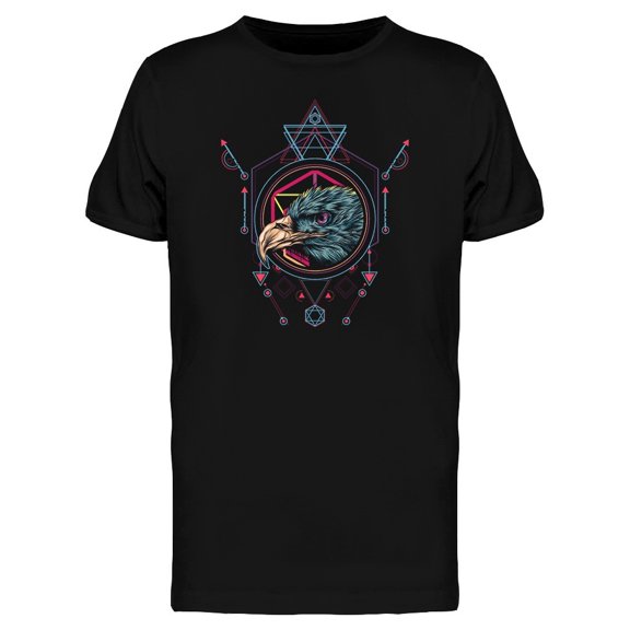 Eagle Head In Geometric Style Tee Men's -Image by Shutterstock