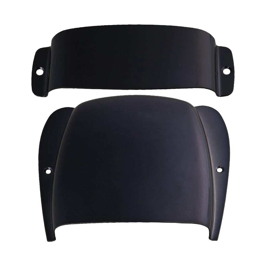 LeeQinersw Zinc Alloy Jazz Bass Guitar Bridge&Pickup Cover for Electric Bass Black