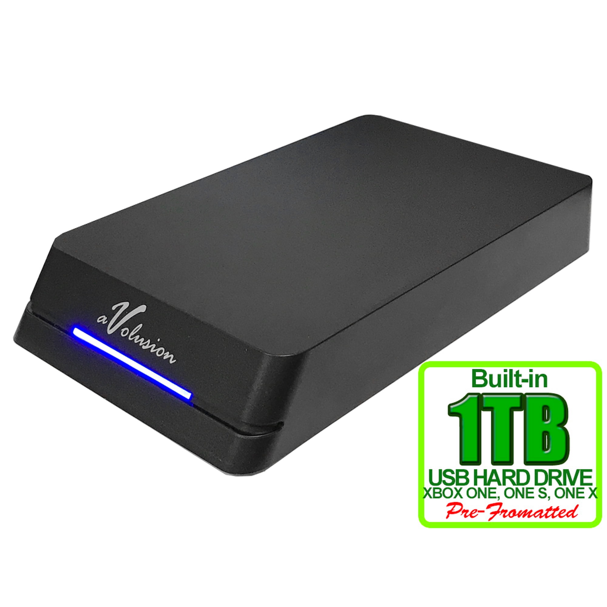 Avolusion HDDGear Pro 1TB (1000GB) 7200RPM 32MB Cache USB 3.0 External Gaming Hard Drive (For XBOX ONE X / S, Pre-Formatted) - 2 Year Warranty